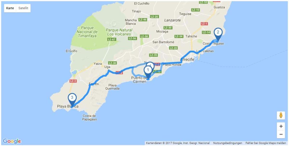 Map Lanzarote I
