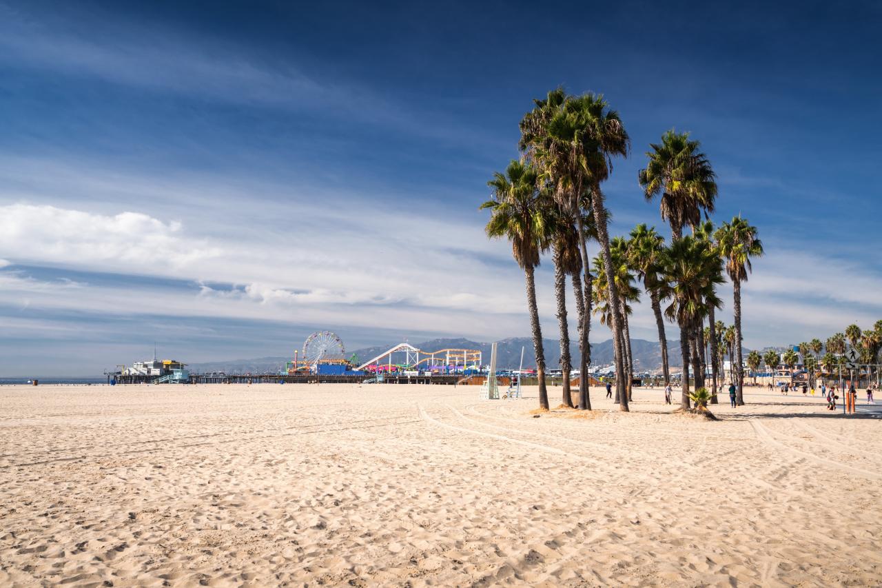 Santa Monica beach - Los Angeles Santa Monica beach - Los Angeles