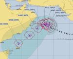 JTWC: Zyklon Kyarr Oman - Zyklon Kyarr zieht vor der omanischen Küste entlang. © JTWC