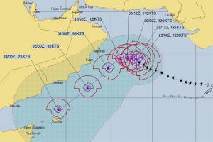 JTWC: Zyklon Kyarr Oman