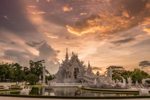 Thailand: Chiang Rai weißer Tempel