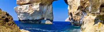 Das blaue Fenster von Malta