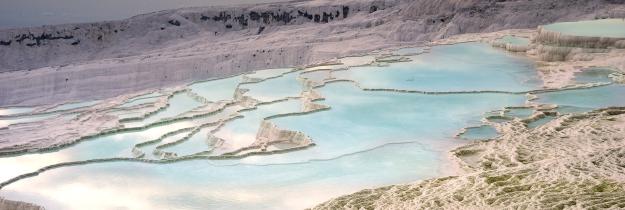 Kalksteinterrassen von Pamukkale - Denizli Kalksteinterrassen von Pamukkale - Denizli