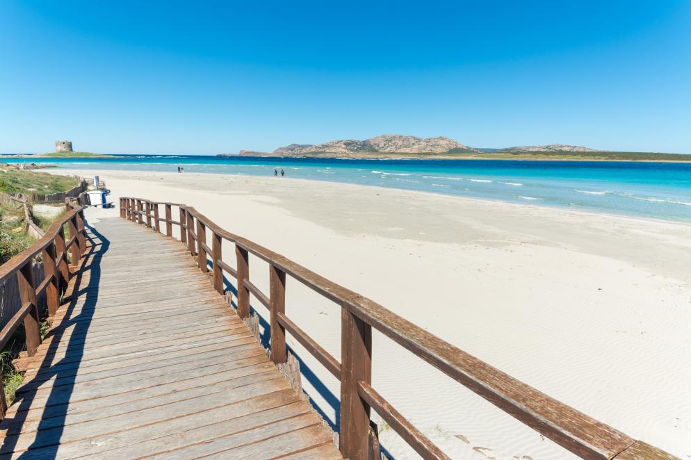Spiaggia La Pelosa - Sardinien Spiaggia La Pelosa - Sardinien