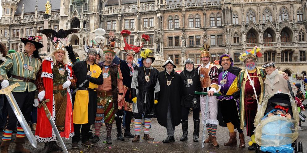 Köln-Münchner Karnevalsverein Superjeile Zick e. V. Infografik: Karneval in München (Damische Ritter)