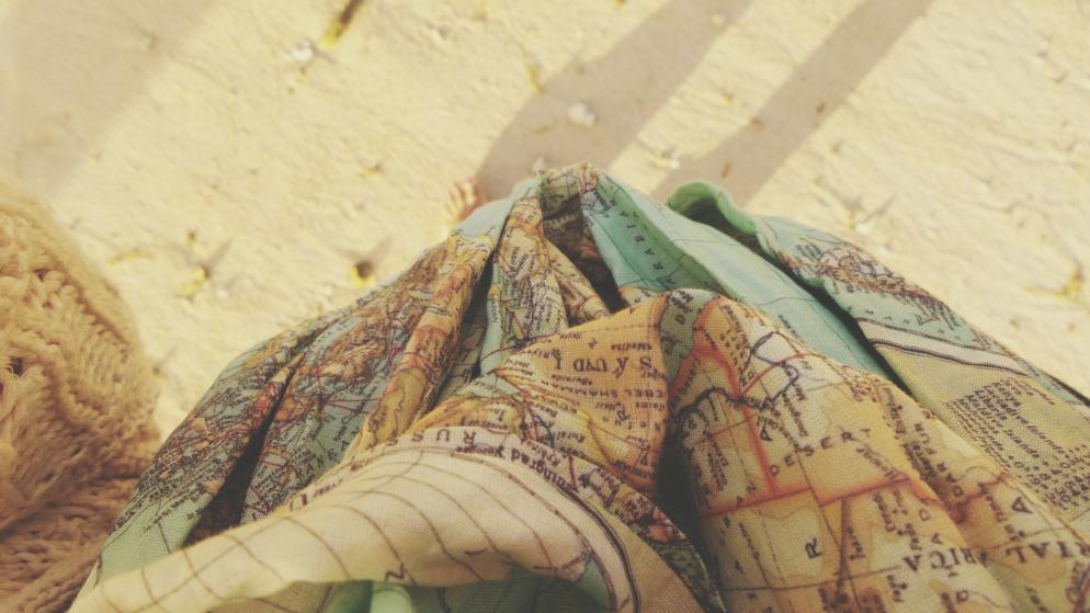 Sonstiges: Stadtplan - Crumpled Map