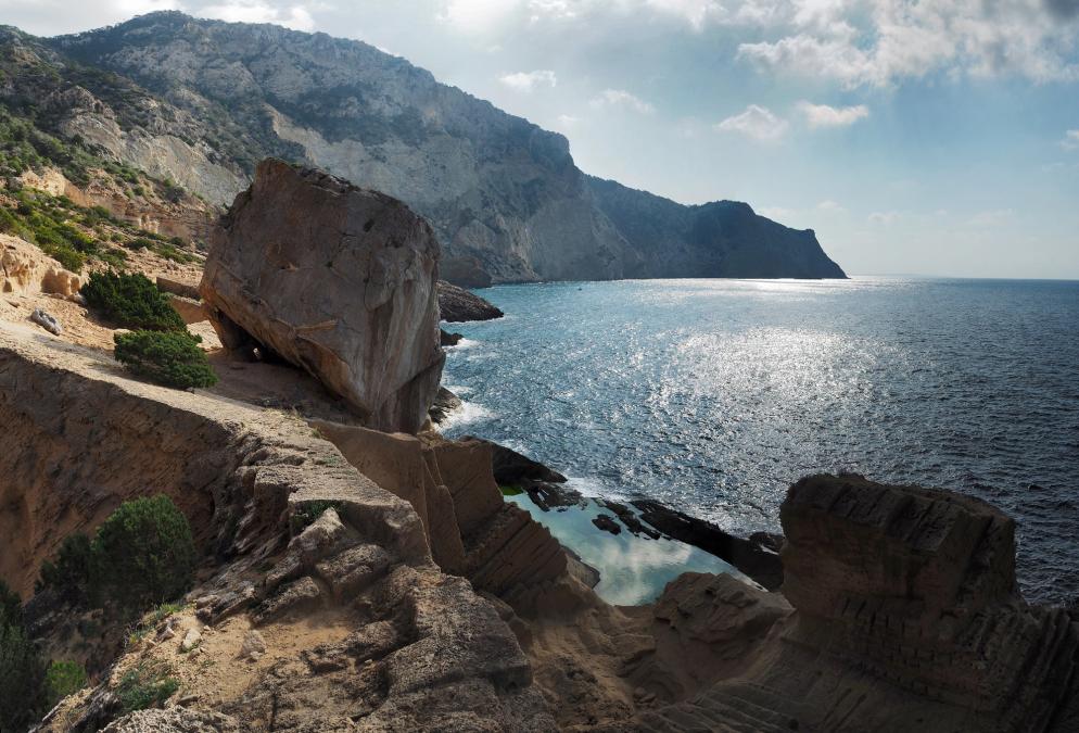 Spanien: Ibiza - Steinbruch Sa Pedrera