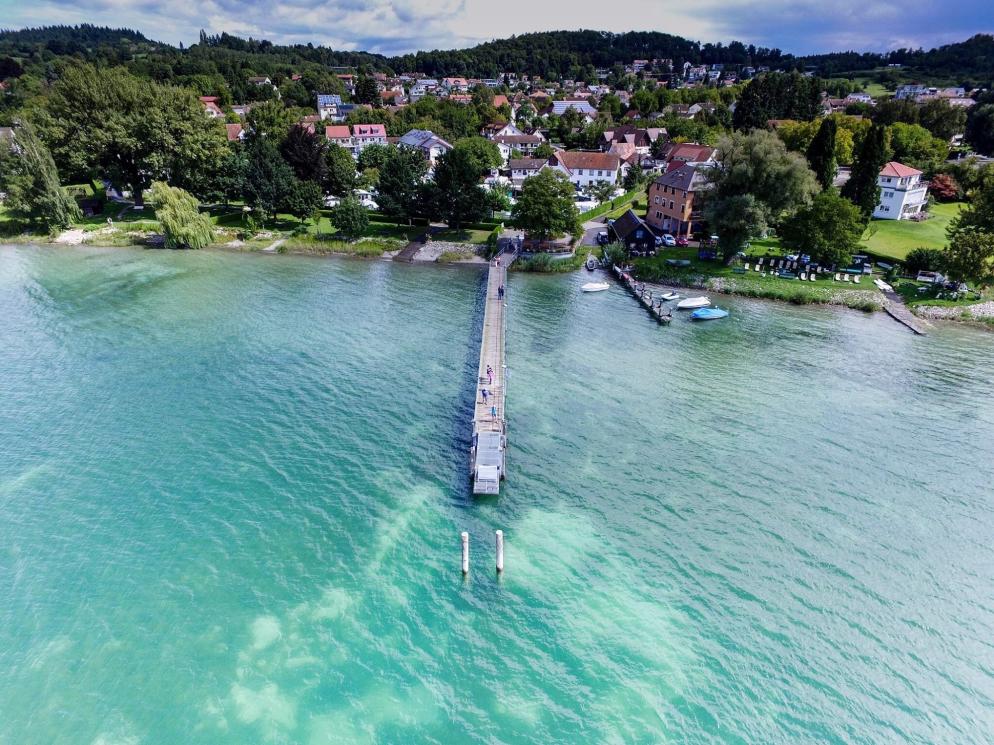 Deutschland: Bodensee - See - Brücke