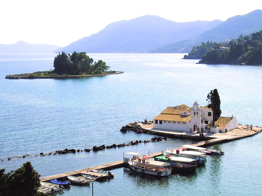 Pontikonissi (Mäuseinsel) - Korfu Pontikonissi (Mäuseinsel) - Korfu