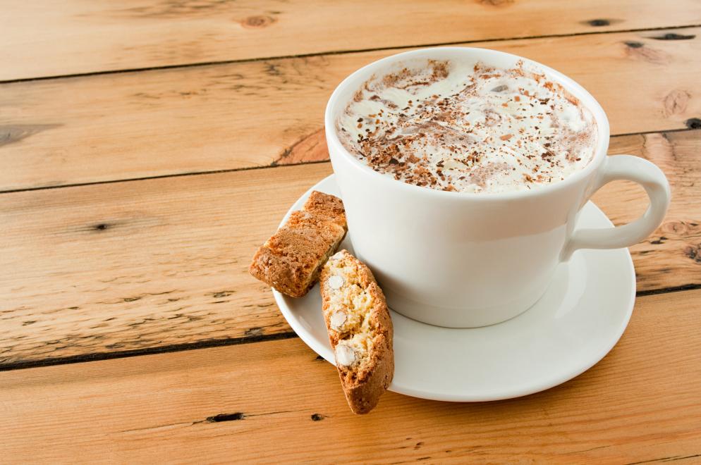 Frühstück+Cappuccino+Kaffee