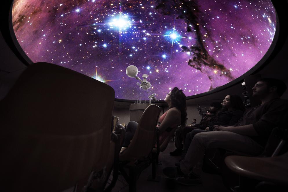 Planetarium+Sternenhimmel